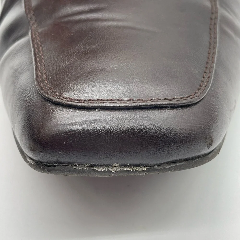 Madden M Saxton Men's Size 9.5‎ Penny Loafers Brown Slip On Leather Casual Shoes